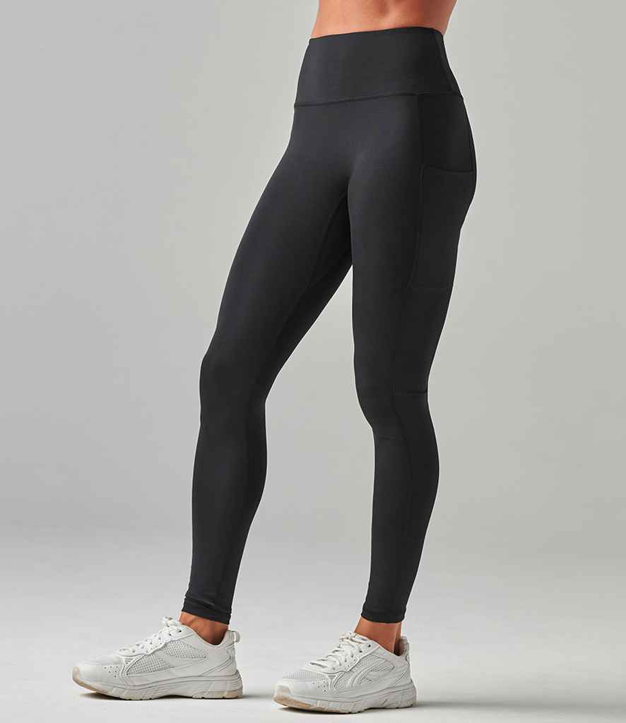 Tombo Ladies Core Pocket Leggings - Black