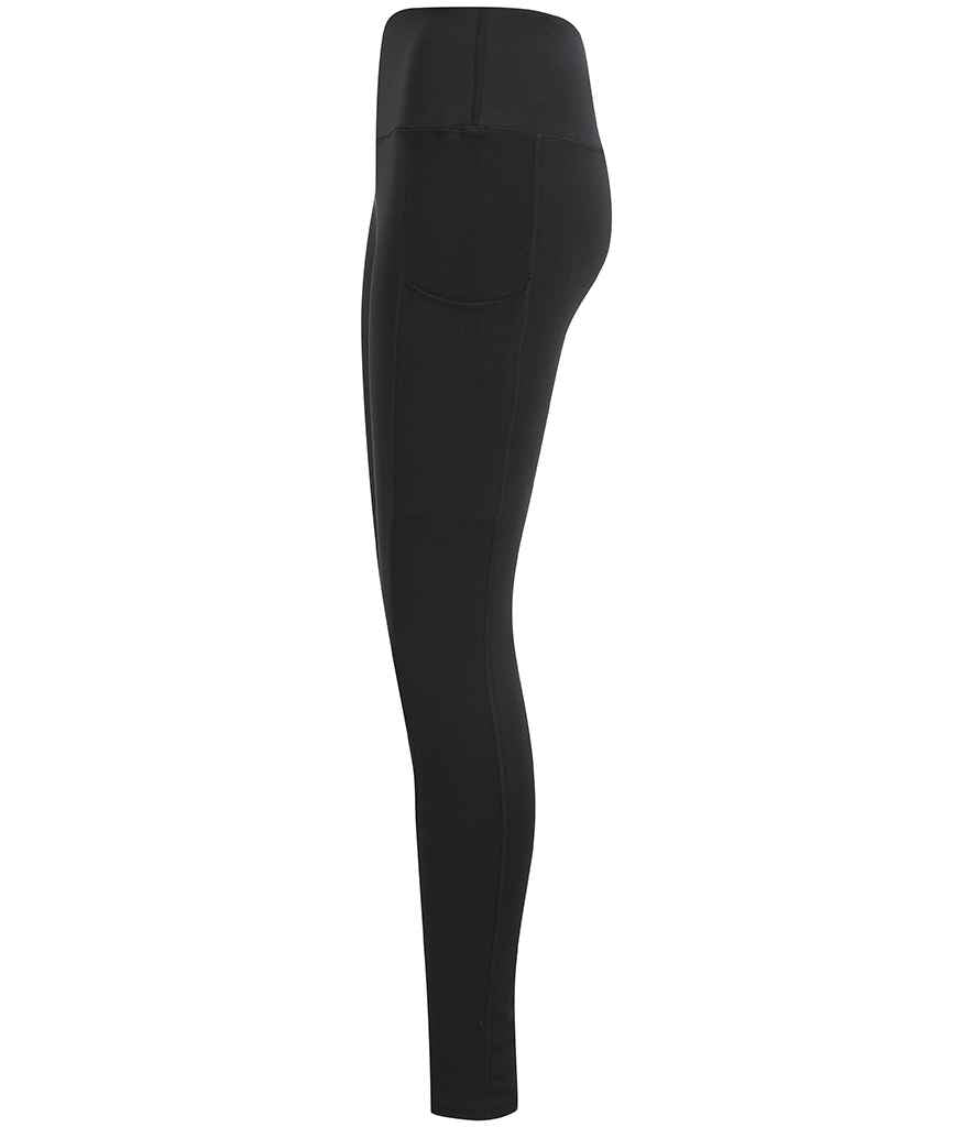 Tombo Ladies Core Pocket Leggings - Black