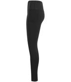 Tombo Ladies Core Pocket Leggings - Black