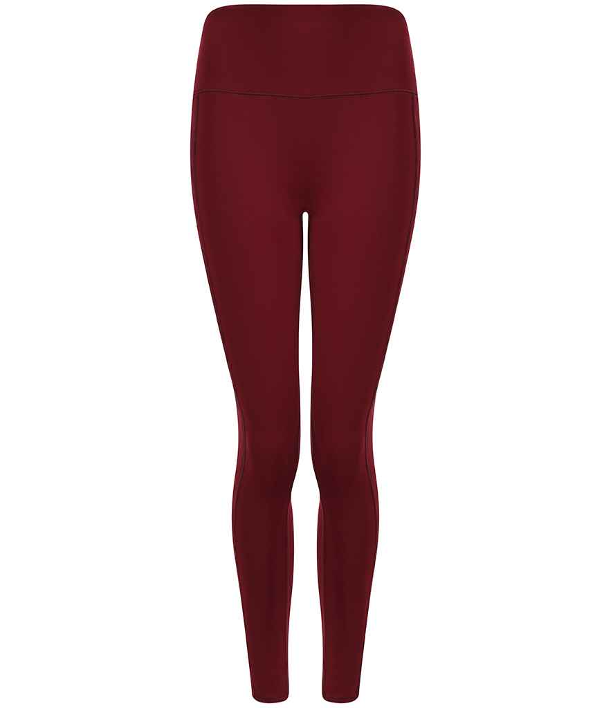 Tombo Ladies Core Pocket Leggings - Deep Burgundy