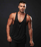 Tombo Muscle Vest - Black