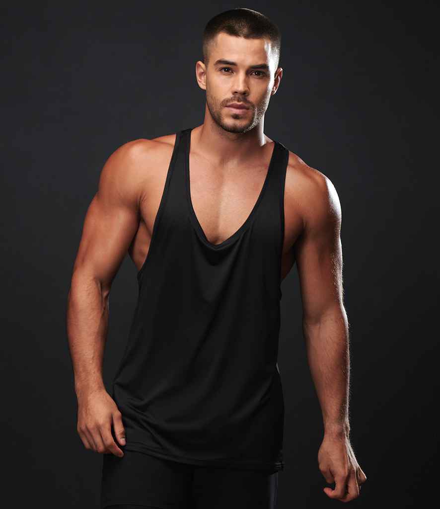 Tombo Muscle Vest - Black