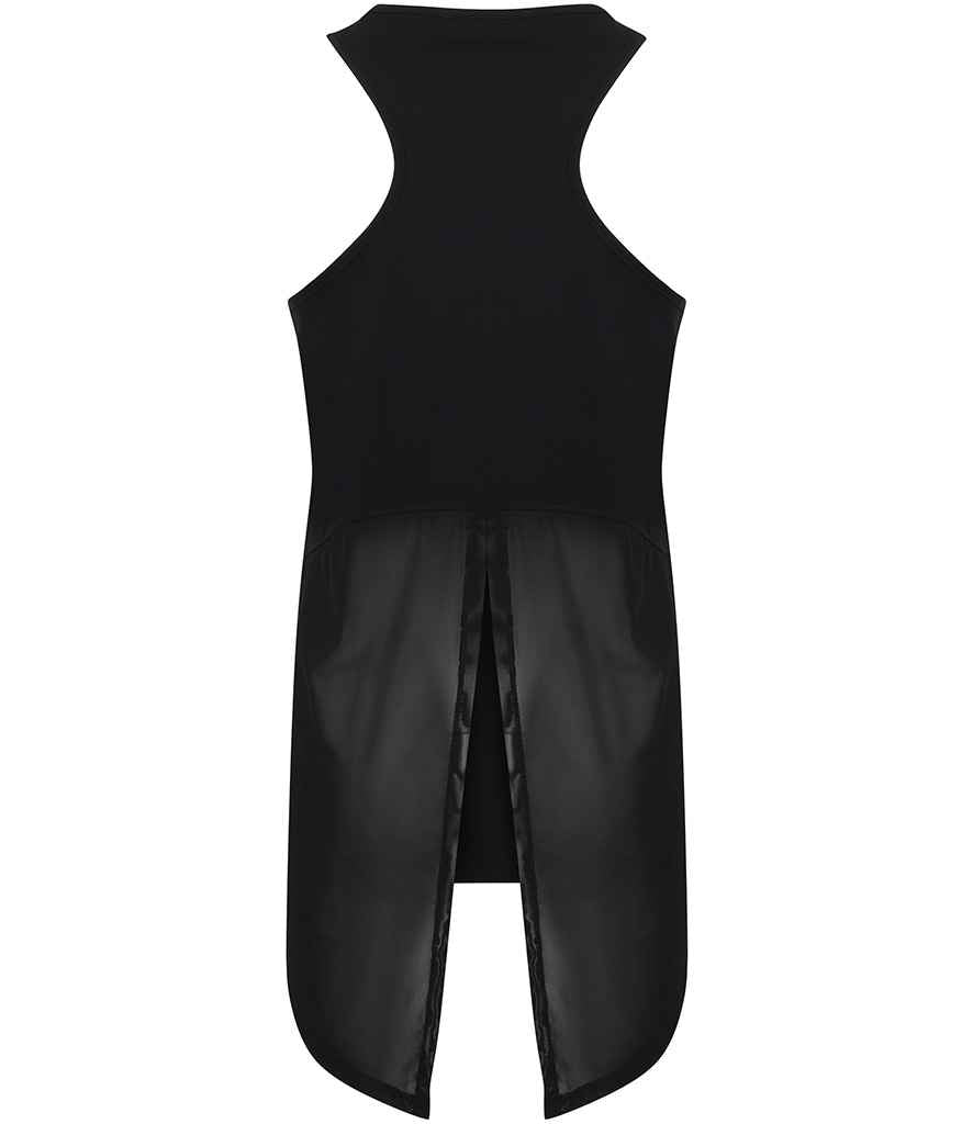 Tombo Ladies Open Back Vest - Black