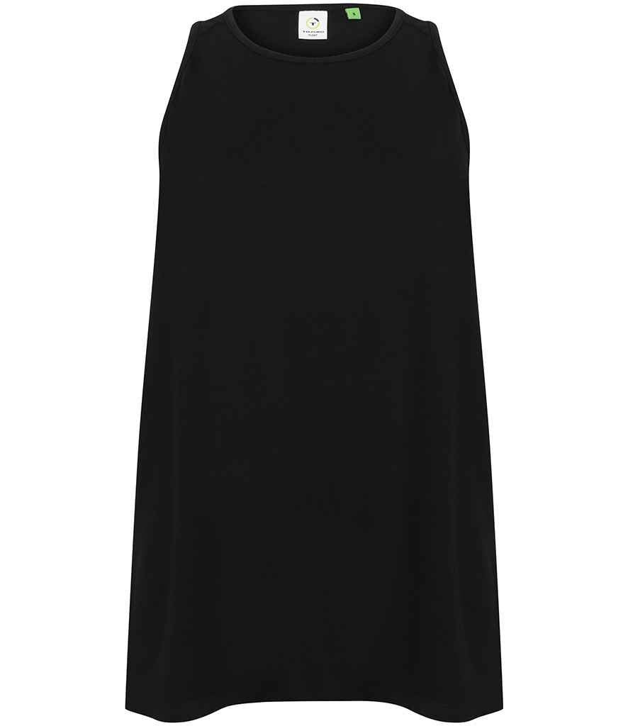Tombo Ladies Open Back Vest - Black