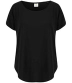Tombo Scoop Neck T-Shirt - Black