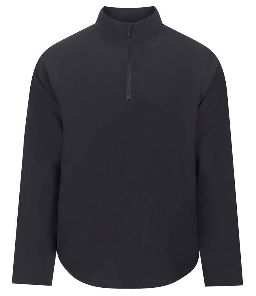 Tombo Technical 1/4 Zip Top - Black