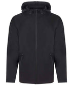 Tombo Unisex Technical Zip Through Hoodie - Black