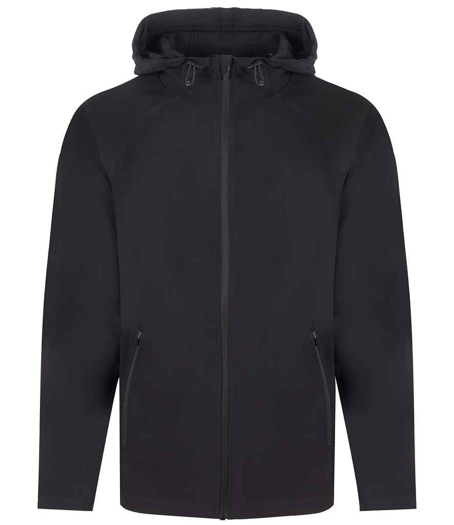 Tombo Unisex Technical Zip Through Hoodie - Black