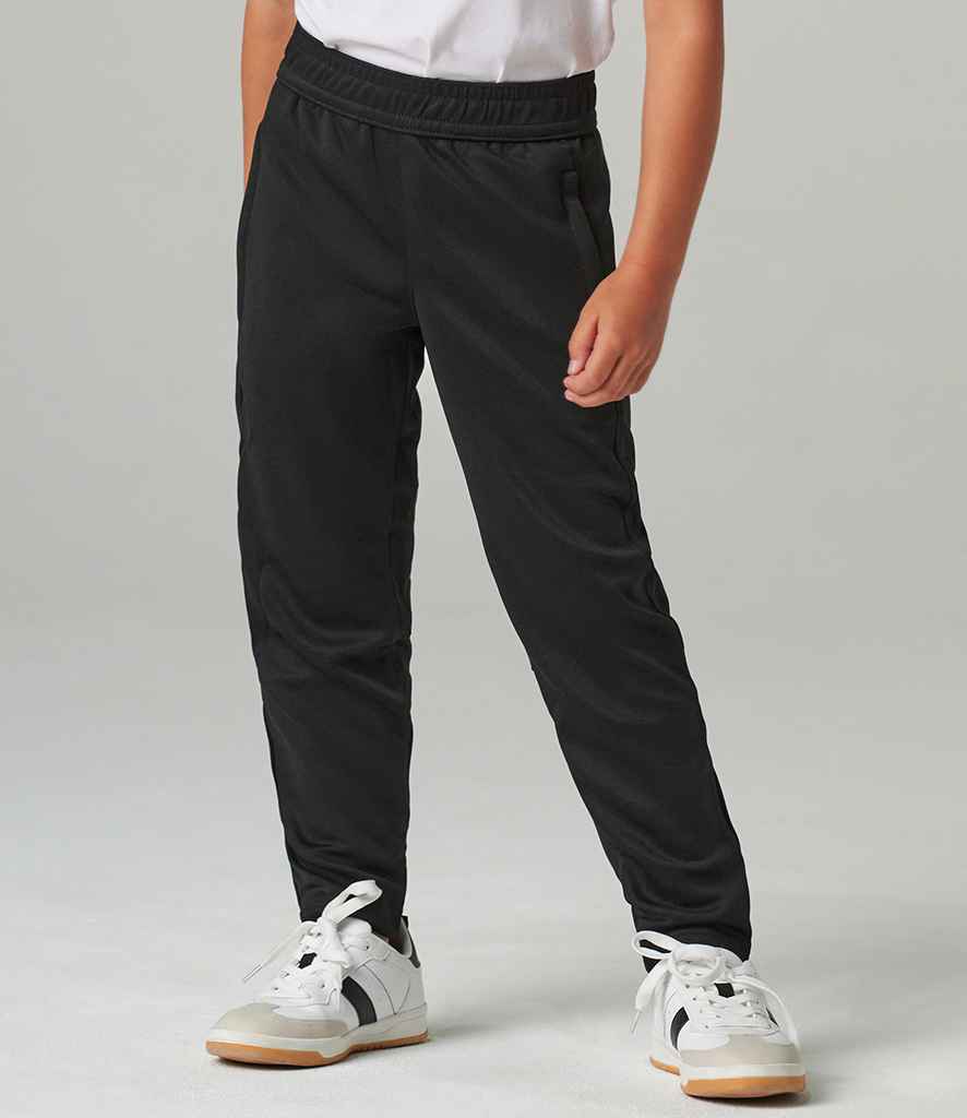 Tombo Kids Slim Leg Training Pants - Black