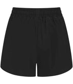 Tombo Ladies Double Layer Sports Shorts - Black/Black