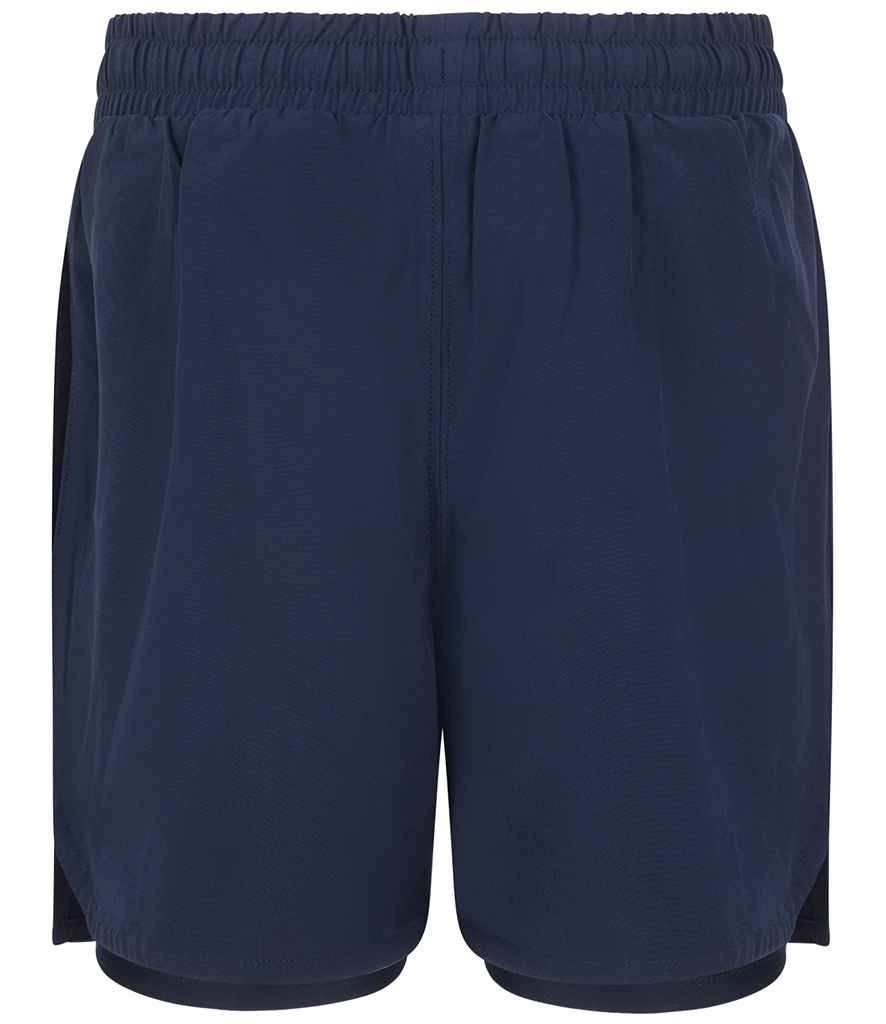 Tombo Kids Double Layer Sports Shorts - Navy