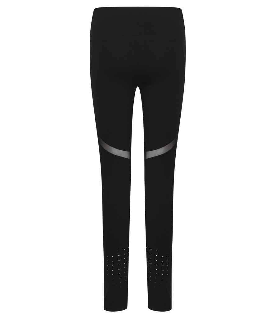 Tombo Ladies Panelled Leggings - Black