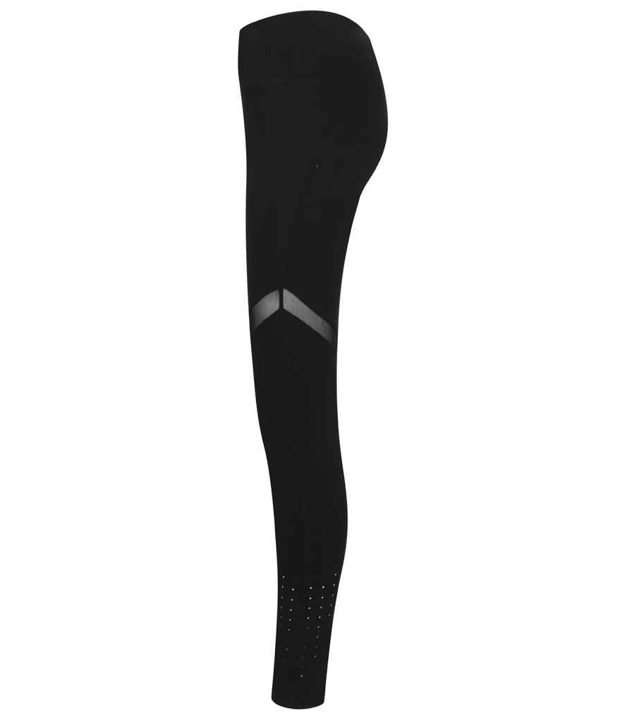 Tombo Ladies Panelled Leggings - Black