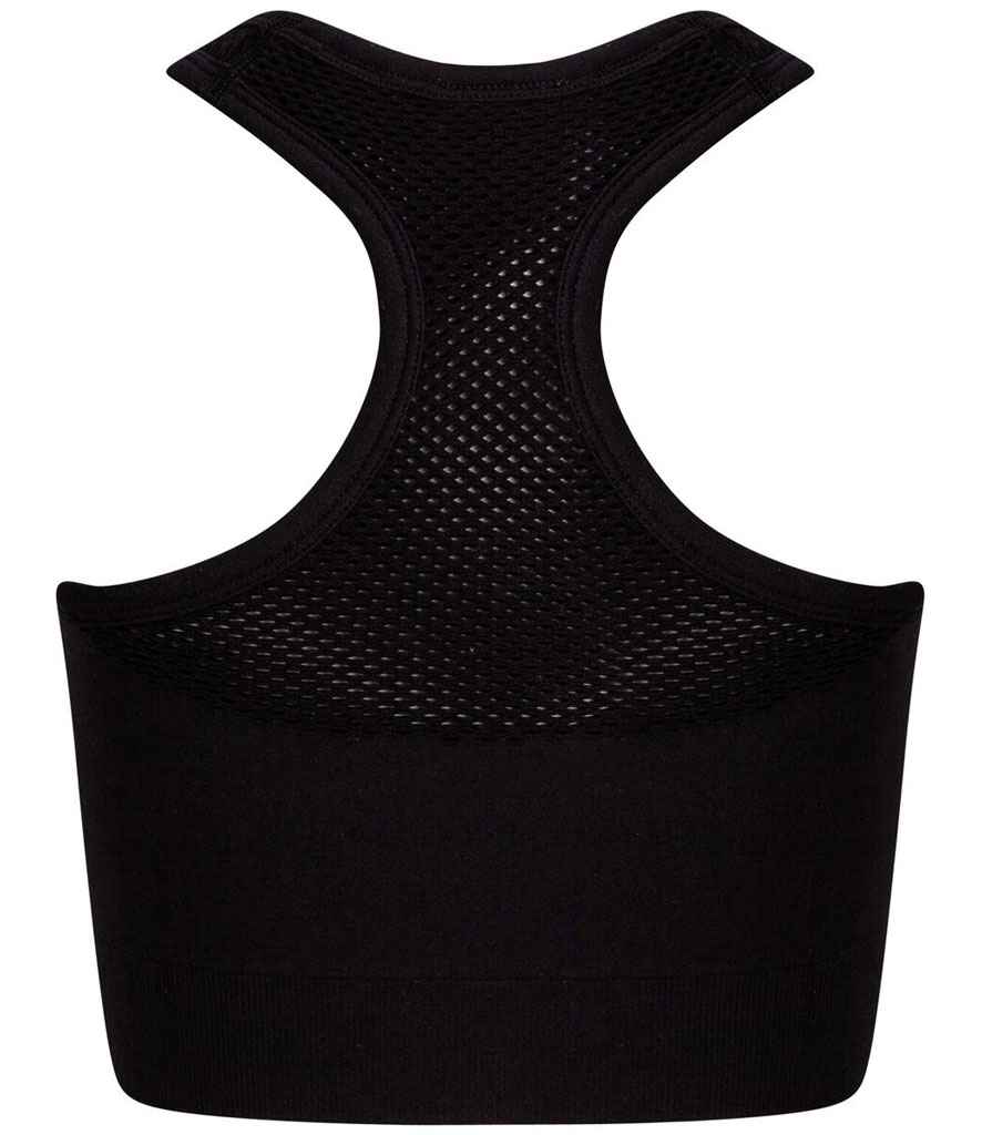 Tombo Kids Seamless Crop Top - Black