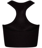 Tombo Kids Seamless Crop Top - Black