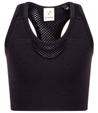 Tombo Kids Seamless Crop Top - Black