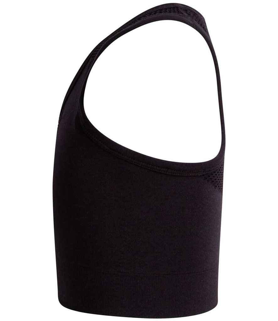 Tombo Kids Seamless Crop Top - Black