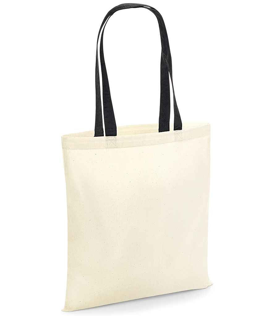 Westford Mill Bag For Life - Contrast Handles - Natural/Black