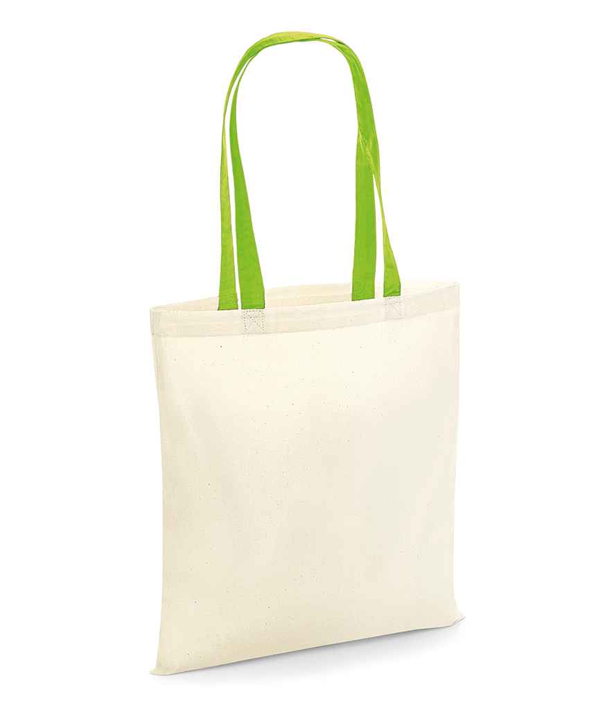 Westford Mill Bag For Life - Contrast Handles - Natural/lime