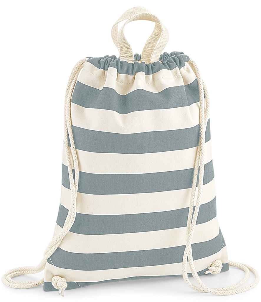 Westford Mill Nautical Gymsac - Natural/Grey