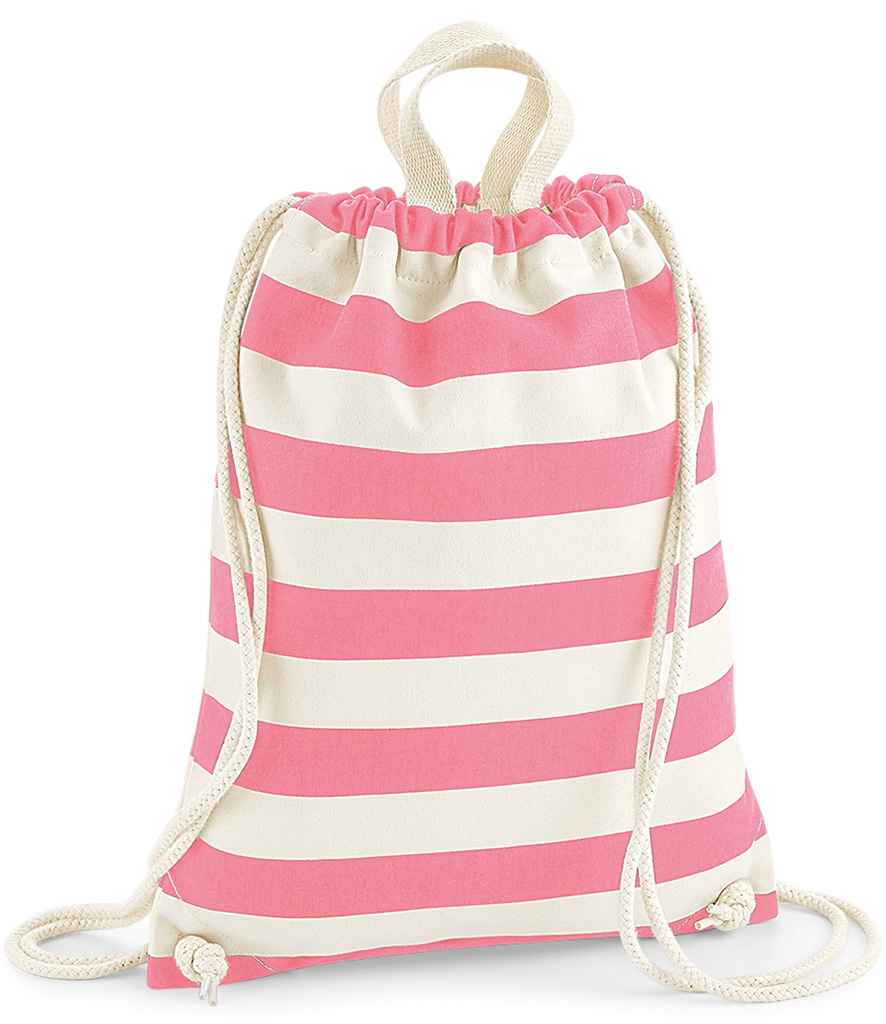 Westford Mill Nautical Gymsac - Natural/Pink