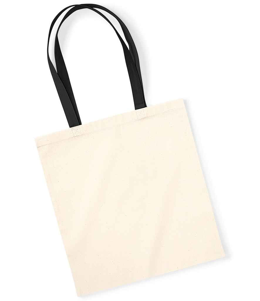 Westford Mill EarthAware® Organic Bag For Life - Contrast Handles - Natural/Black