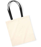 Westford Mill EarthAware® Organic Bag For Life - Contrast Handles - Natural/Black