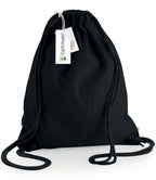 Westford Mill EarthAware® Organic Gymsac - Black/Black