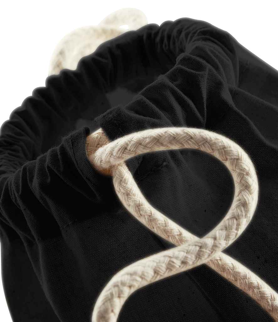 Westford Mill EarthAware® Organic Gymsac - Black/Natural