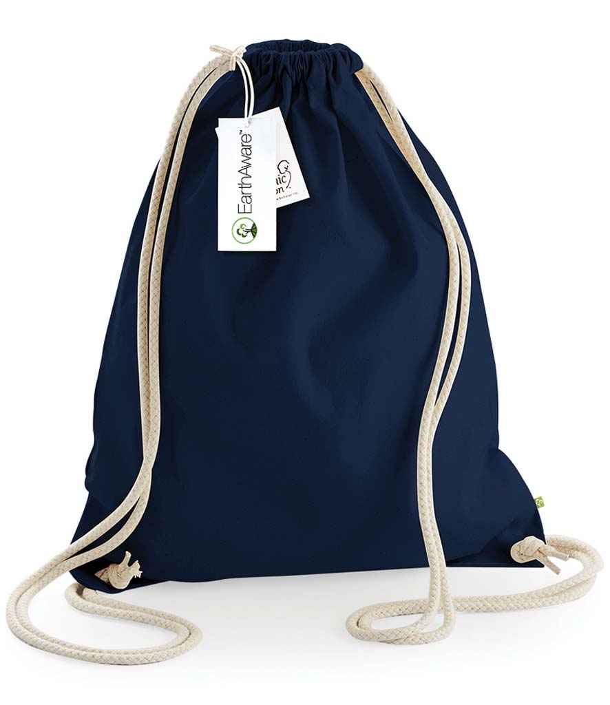 Westford Mill EarthAware® Organic Gymsac - French Navy
