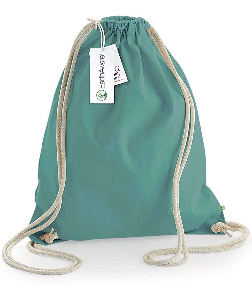 Westford Mill EarthAware® Organic Gymsac - Sage Green
