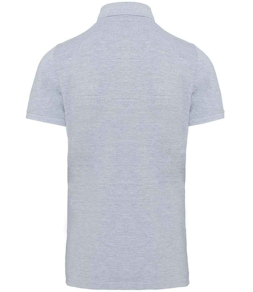 WK Designed to Work Stud Piqué Polo Shirt - Oxford Grey