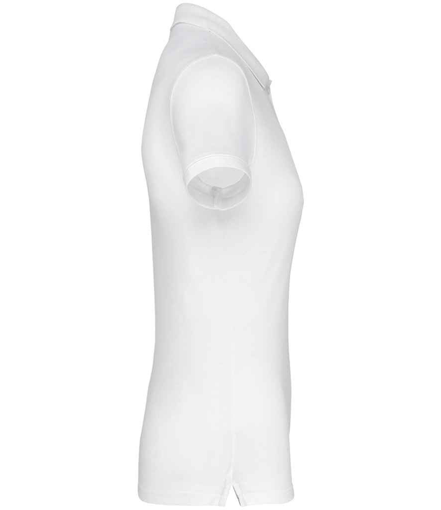 WK Designed to Work Ladies Anti-Bacterial Piqué Polo Shirt - White