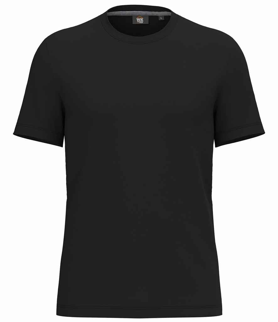 WK Designed to Work Anti-Bacterial Short Sleeve T-Shirt - Black