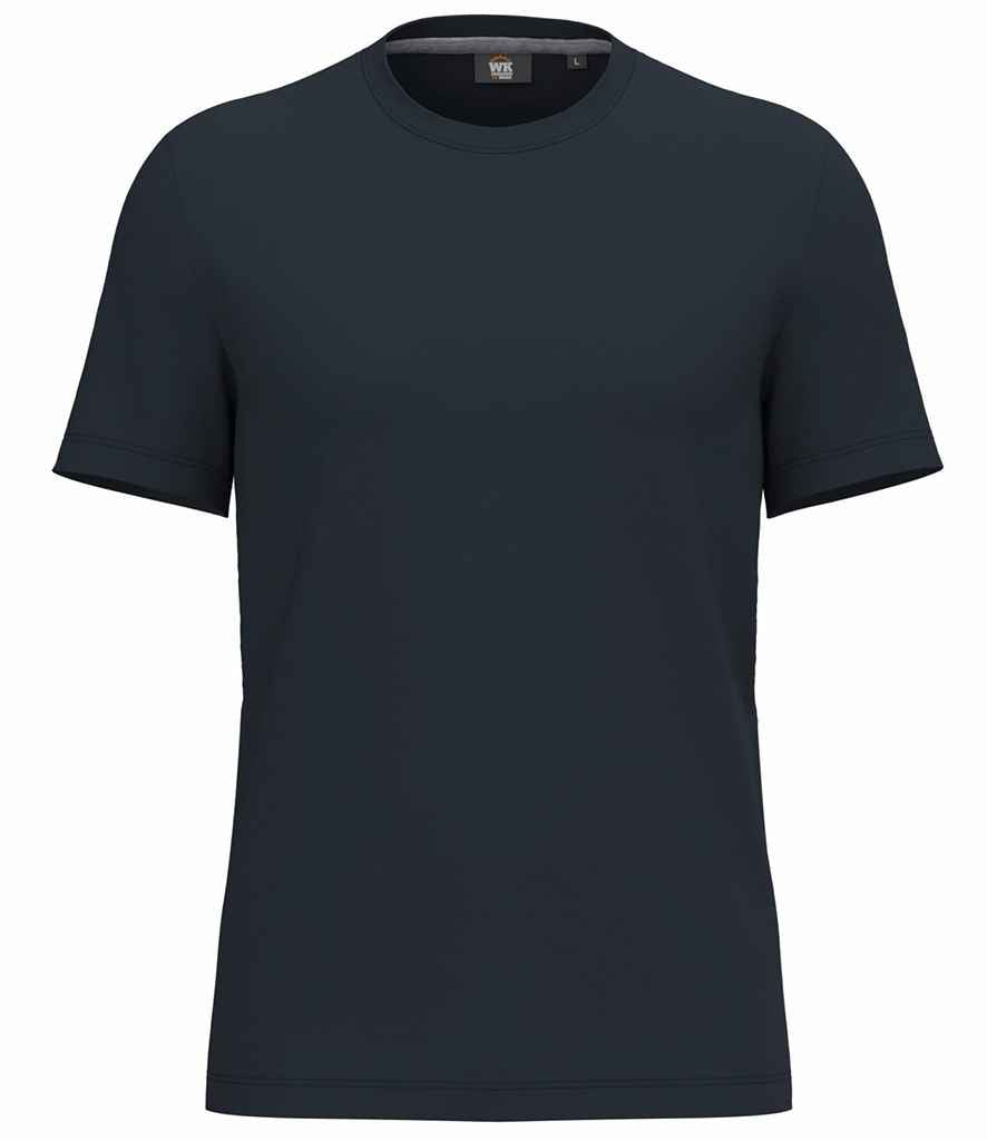 WK Designed to Work Anti-Bacterial Short Sleeve T-Shirt - Navy