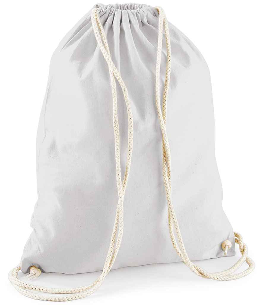 Westford Mill Cotton Gymsac - Light Grey