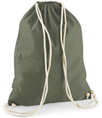 Westford Mill Cotton Gymsac - Olive Green