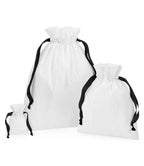 Westford Mill Cotton Bag Ribbon Drawstring - Soft White/Black