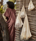 Westford Mill Organic Cotton Mesh Sacks - Natural