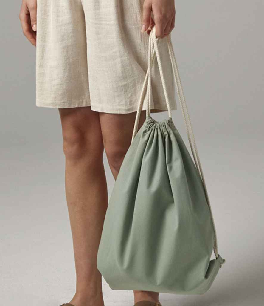 Westford Mill Organic Cotton In Conversion Gymsac - Dusty Green