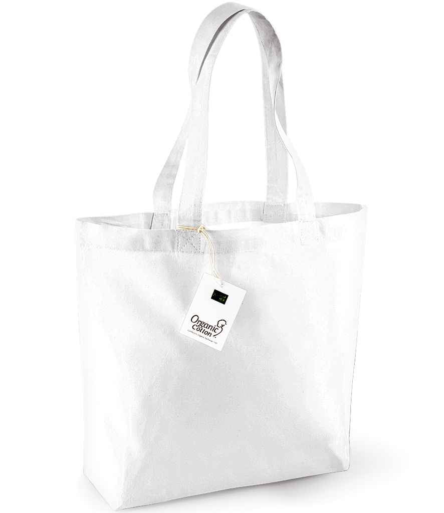 Westford Mill Organic Cotton Shopper - White