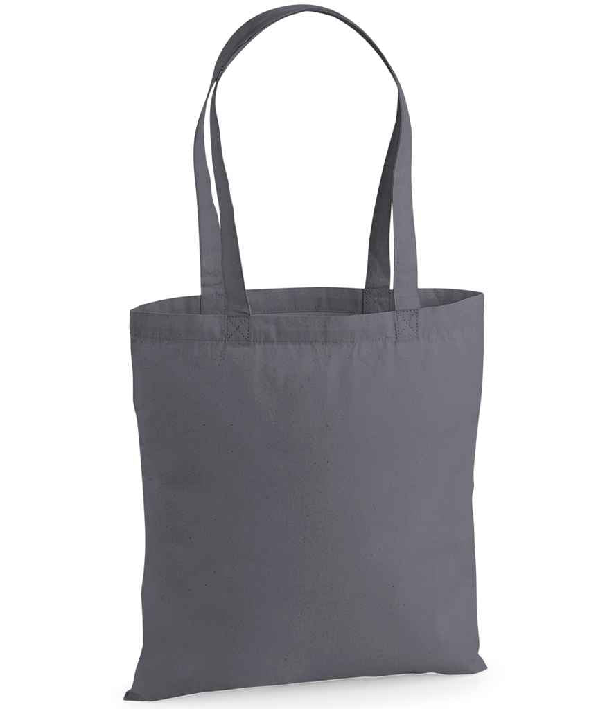 Westford Mill Premium Cotton Tote Bag - Graphite Grey