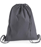 Westford Mill Premium Cotton Gymsac - Graphite Grey