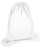 Westford Mill Organic Premium Cotton Gymsac - White