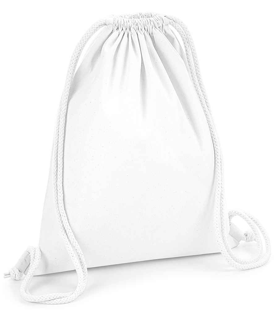 Westford Mill Organic Premium Cotton Gymsac - White