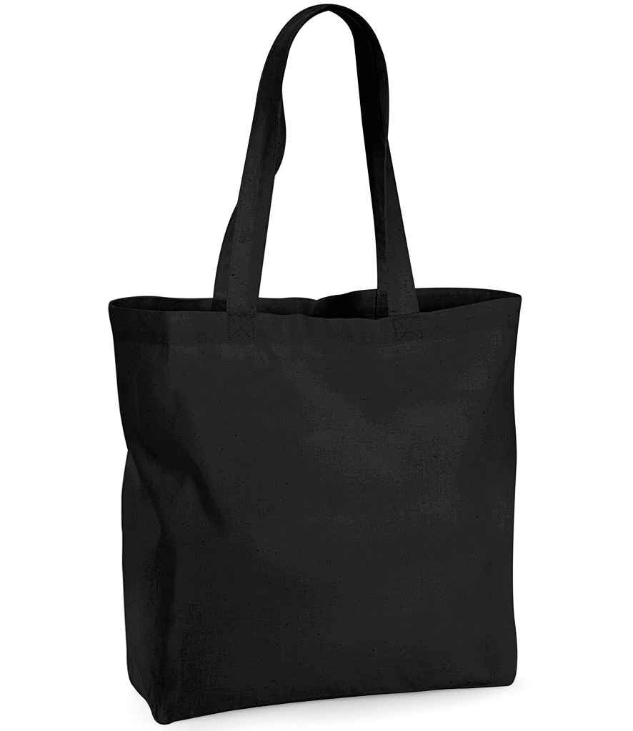 Westford Mill Organic Premium Cotton Maxi Tote Bag - Black