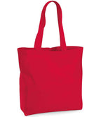Westford Mill Organic Premium Cotton Maxi Tote Bag - Classic Red