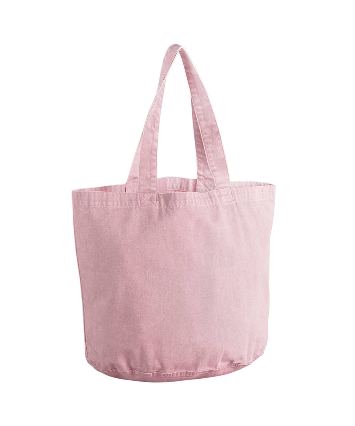 Garment-dyed shopper