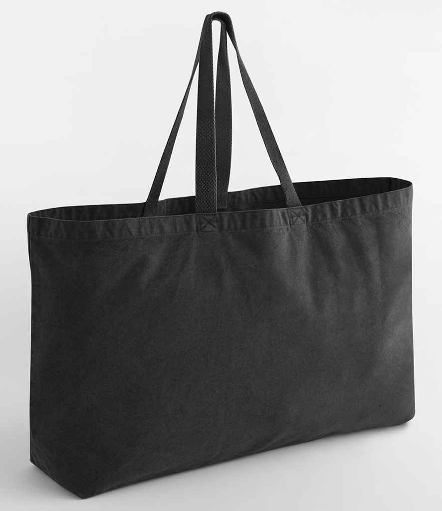 Westford Mill Garment Dyed Oversized Tote Bag - Vintage Black