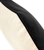 Westford Mill Fairtrade Piped Cushion Cover - Natural/Black